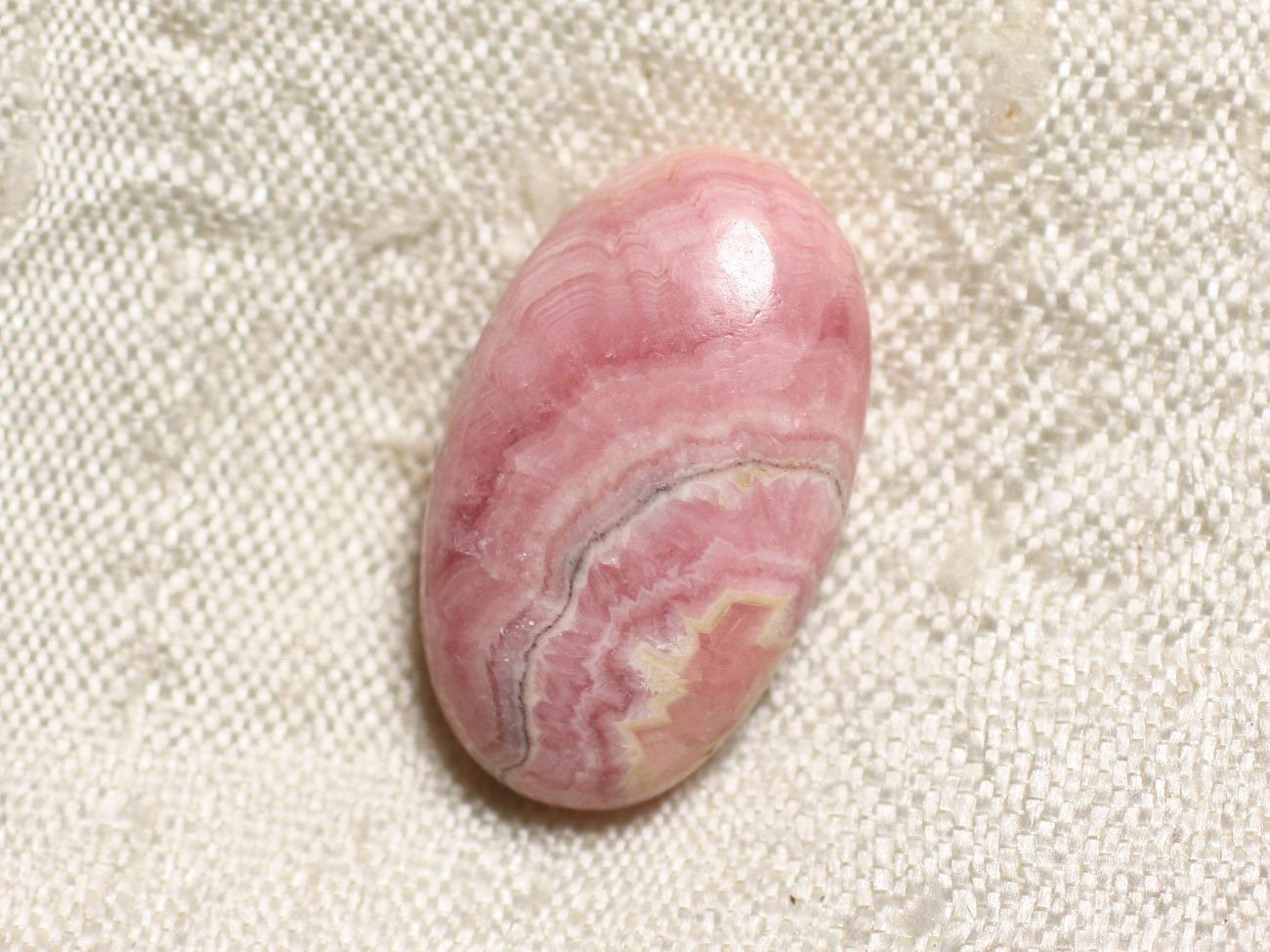 N66 - Cabochon Pierre - Rhodochrosite Ovale 22x14mm - 4558550094469