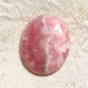N67 - Cabochon Pierre - Rhodochrosite Ovale 23x19mm - 4558550094476 N67 - Cabochon Pierre - Rhodochrosite Ovale 23x19mm - 4558550094476