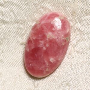 N70 - Cabochon Pierre - Rhodochrosite Ovale 26x16mm - 4558550094506 N70 - Cabochon Pierre - Rhodochrosite Ovale 26x16mm - 4558550094506