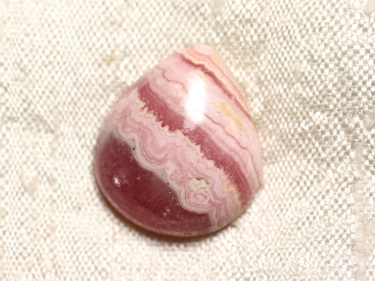 N8 - Cabochon Pierre - Rhodochrosite Goutte 21x17mm - 4558550093882