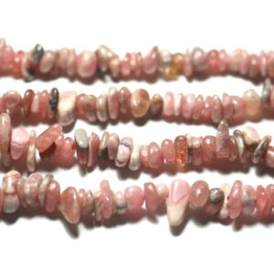 20pc - Perles Pierre Rhodochrosite Rocailles Chips 3-8mm Rose Blanc - 7427039748858 20pc - Perles Pierre Rhodochrosite Rocailles Chips 3-8mm Rose Blanc - 7427039748858