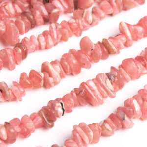 Genuine Natural Argentina Rhodochrosite Gemstone Beads 4-10MM Red Pink Pebble Chips AAA Quality Loose Beads (112558) Genuine Natural Argentina Rhodochrosite Gemstone Beads 4-10MM Red Pink Pebble Chips AAA Quality Loose Beads (112558)