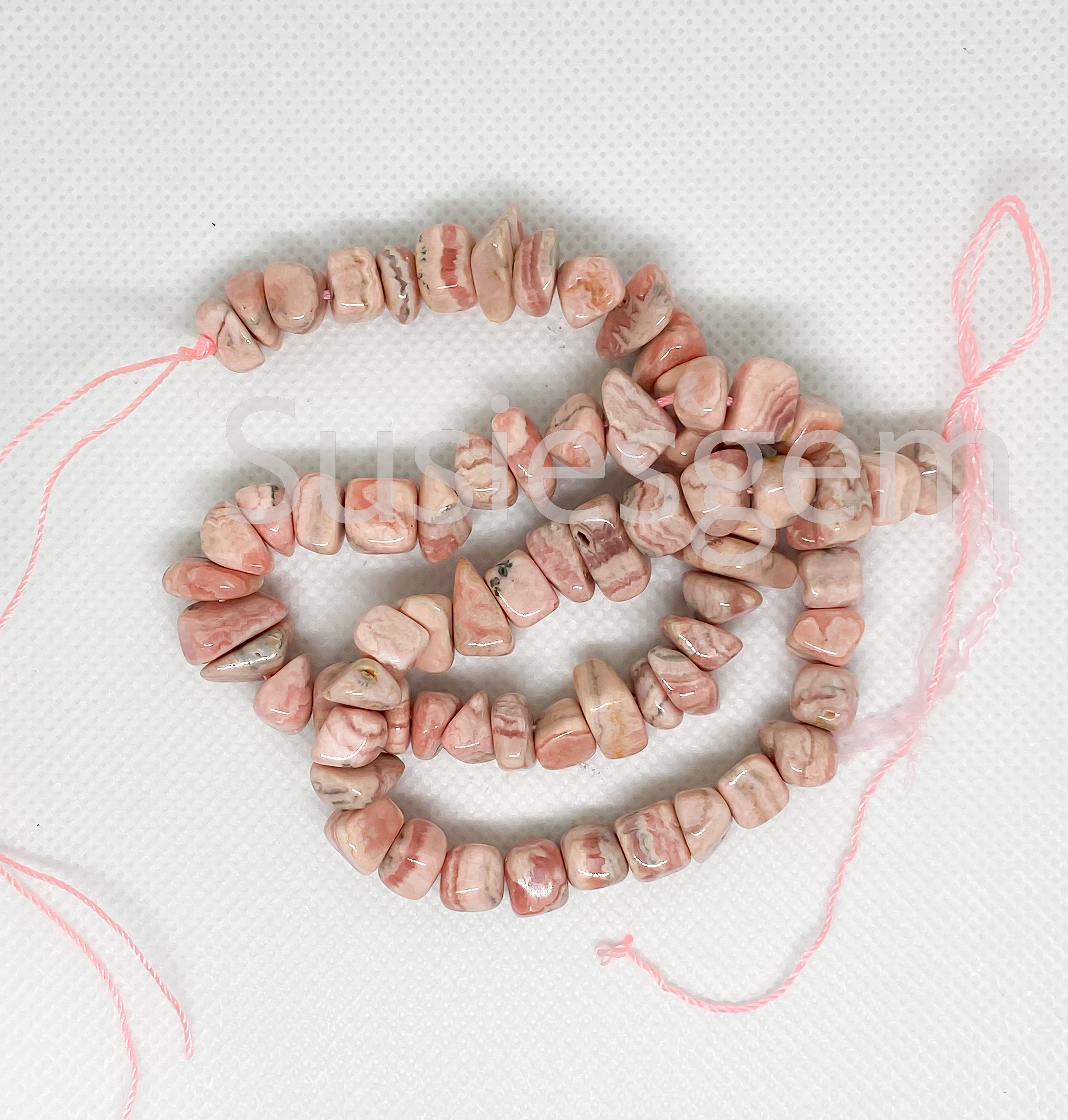 Genuine Pink Rhodochrosite Nugget Beads 5x10mm.argentina Rhodochrosite Gemstone, Full Strand 16'' Genuine Pink Rhodochrosite Nugget Beads 5x10mm.argentina Rhodochrosite Gemstone, Full Strand 16''