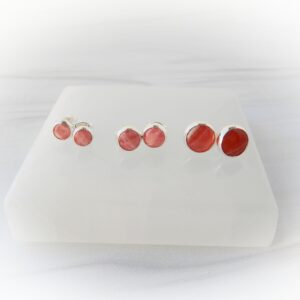 Rhodochrosite Earrings Sterling Silver • Gemstone Stud Earrings • Round Gemstone Earrings • Rhodochrosite Stud Earrings • Jewelry Gift Idea Rhodochrosite Earrings Sterling Silver • Gemstone Stud Earrings • Round Gemstone Earrings • Rhodochrosite Stud Earrings • Jewelry Gift Idea