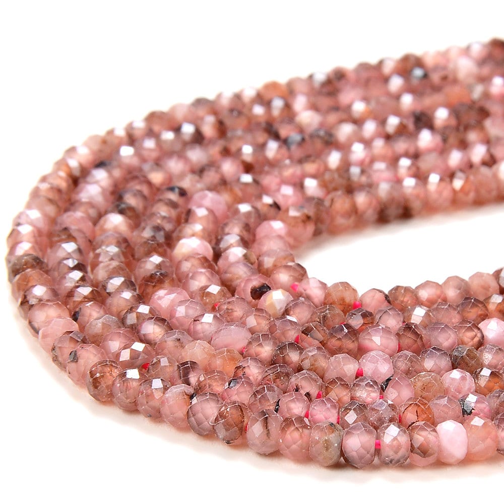 3x2mm Natural Rhodochrosite Gemstone Grade Aa Micro Faceted Rondelle Loose Beads 15 Inch Full Strand (80016377-p61) 3x2mm Natural Rhodochrosite Gemstone Grade Aa Micro Faceted Rondelle Loose Beads 15 Inch Full Strand (80016377-p61)