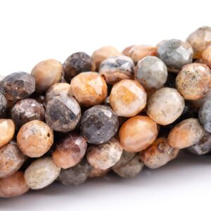 5x3MM Orange Pink Argentinan Rhodochrosite Bead Faceted Flat Round Button Genuine Natural Loose Beads 15.5" / 7.5" Bulk Lot Options (117547)