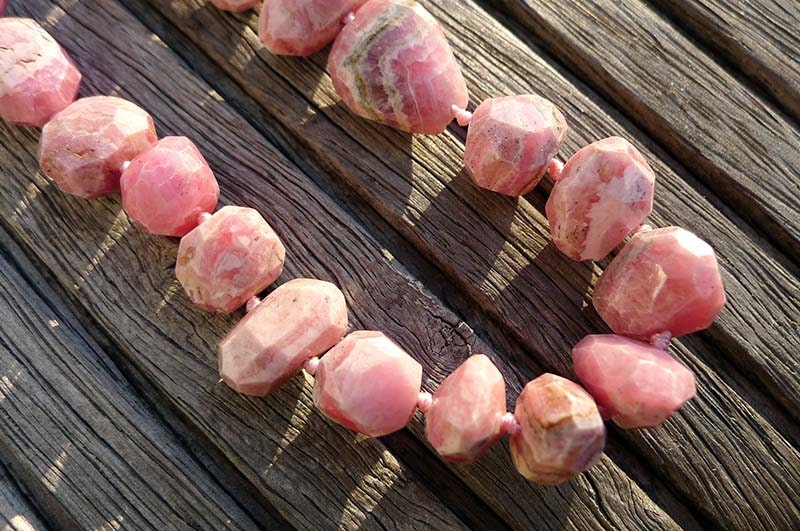 Rhodochrosite 10-19mm Faceted Beads (etb00643) Healing Crystals/unique Jewelry/vintage Jewelry/gemstone Necklace Rhodochrosite 10-19mm Faceted Beads (etb00643) Healing Crystals/unique Jewelry/vintage Jewelry/gemstone Necklace