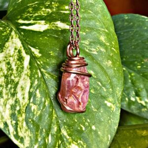 Rhodochrosite Necklace For Women Rhodochrosite Necklace For Women