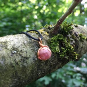 Rhodochrosite Necklace, Rhodochrosite Jewellery, Necklaces