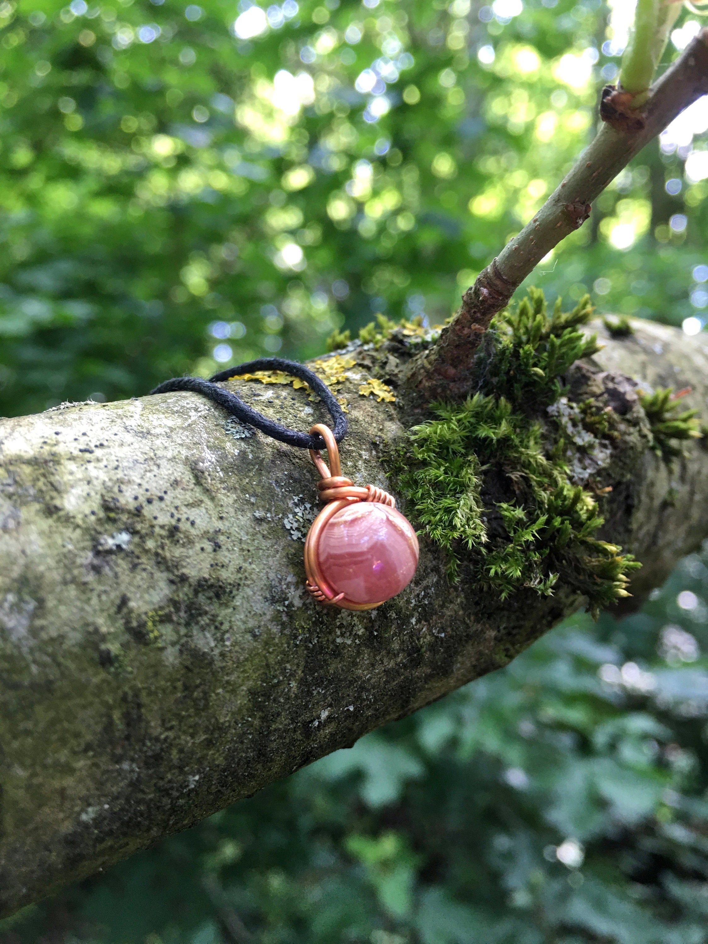 Rhodochrosite Necklace, Rhodochrosite Jewellery, Necklaces Rhodochrosite Necklace, Rhodochrosite Jewellery, Necklaces