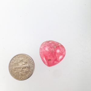 Genuine Rhodochrosite Heart Bead: Pink Gemstone, DIY Jewelry (17.5mm) Genuine Rhodochrosite Heart Bead: Pink Gemstone, DIY Jewelry (17.5mm)