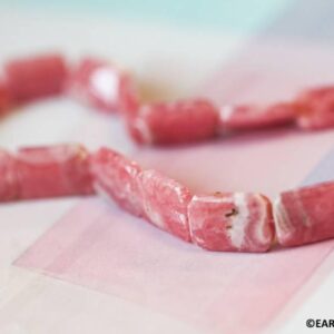 M/ Rhodochrosite 11x15mm Flat Rectangle Beads 16" Strand Size Varies Natural Gemstone Beads For Jewelry Making M/ Rhodochrosite 11x15mm Flat Rectangle Beads 16" Strand Size Varies Natural Gemstone Beads For Jewelry Making