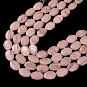Natural Argentina Rhodochrosite Gemstone Grade A Oval 11X8MM 16X12MM 18X13MM 20X15MM 25X18MM Loose Beads BULK LOT 1,2,6,12 and 50 (D352) Natural Argentina Rhodochrosite Gemstone Grade A Oval 11X8MM 16X12MM 18X13MM 20X15MM 25X18MM Loose Beads BULK LOT 1,2,6,12 and 50 (D352)