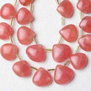 Natural Rhodochrosite Heart Beads 9mmto 13mm Smooth Heart Briolettes Gemstone Bead Jewelry Rare Rhodochrosite Plain Beads 10 Pcs No5439 Natural Rhodochrosite Heart Beads 9mmto 13mm Smooth Heart Briolettes Gemstone Bead Jewelry Rare Rhodochrosite Plain Beads 10 Pcs No5439