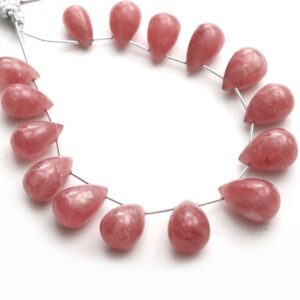 Rhodochrosite Smooth Drop Beads, 10x17.5 Mm To 14x21 Mm, Plain Rhodochrosite Beads, Rhodochrosite Beads, 8.5 Inches Strand, Price Per Strand Rhodochrosite Smooth Drop Beads, 10x17.5 Mm To 14x21 Mm, Plain Rhodochrosite Beads, Rhodochrosite Beads, 8.5 Inches Strand, Price Per Strand