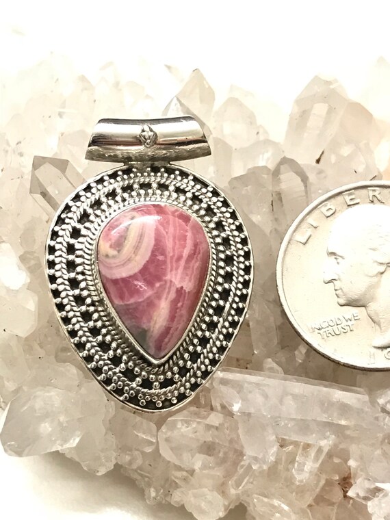 Rhodochrosite Pendant