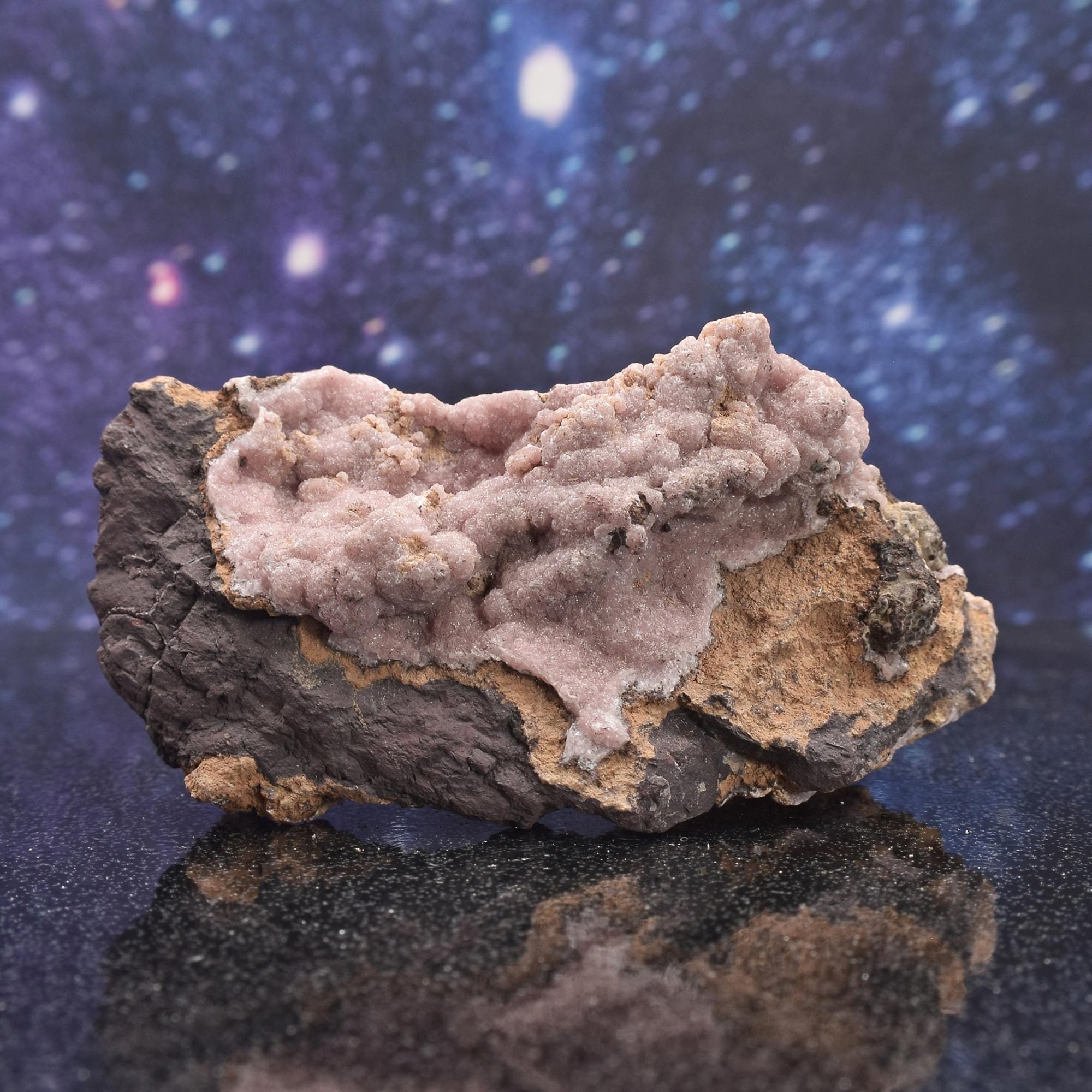 Rhodochrosite Cluster With Matrix From South Africa | Rare | 3.4" | 159.1 Grams