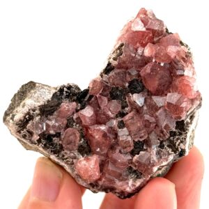 Rhodochrosite Crystal on Matrix | Peru Mineral Specimen