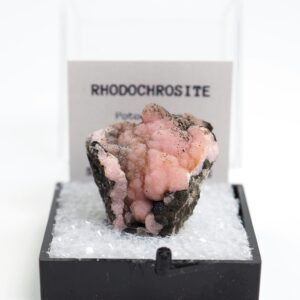 Rhodochrosite Mexico Crystal Mineral Specimen Thumbnail Box