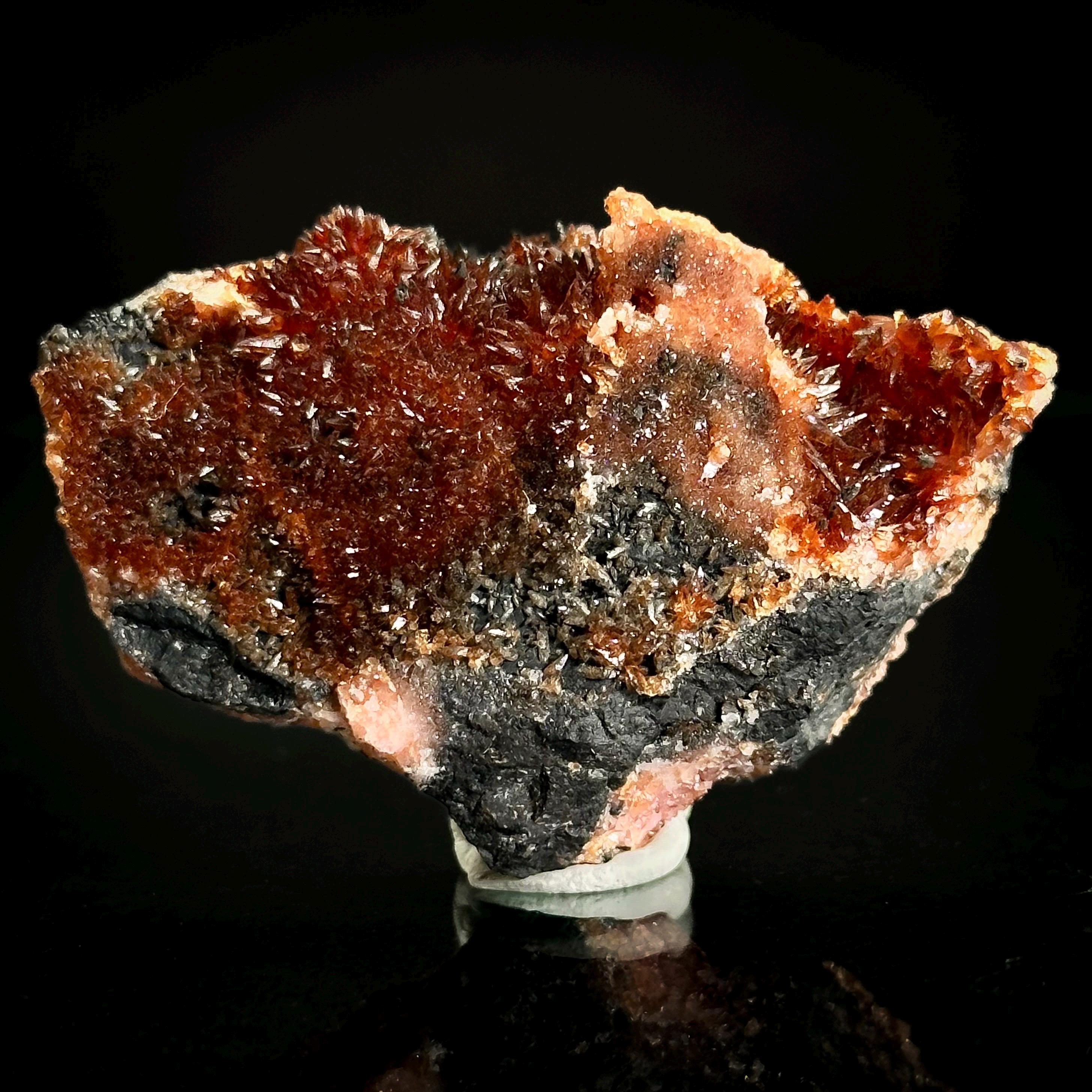 Rhodochrosite , Red Scalenohedral Crystals, Rare Mineral Specimen From South Africa