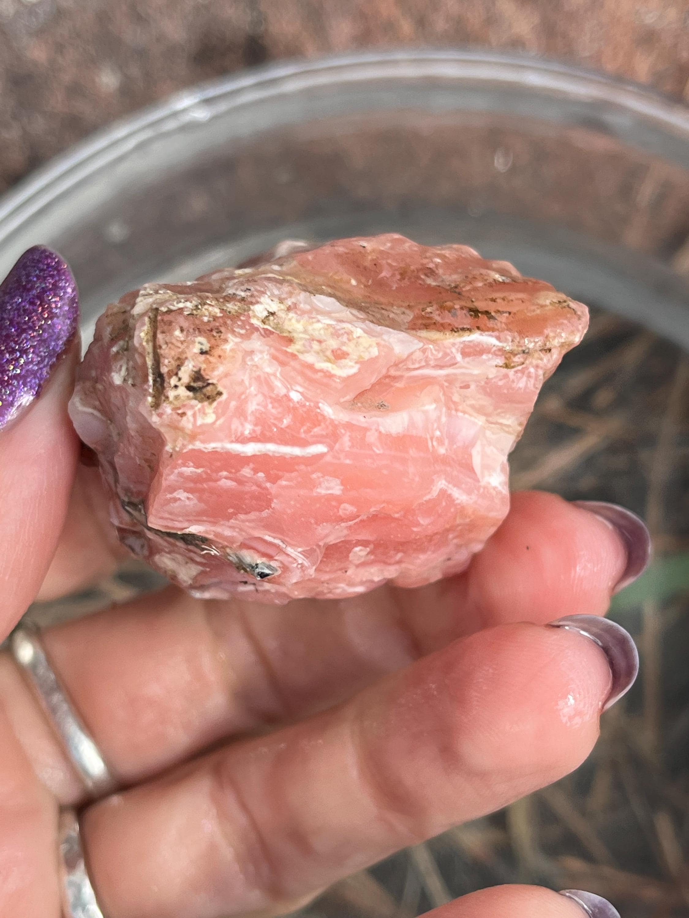 Rhodochrosite Rough Mineral Lapidary Supplies High Grade