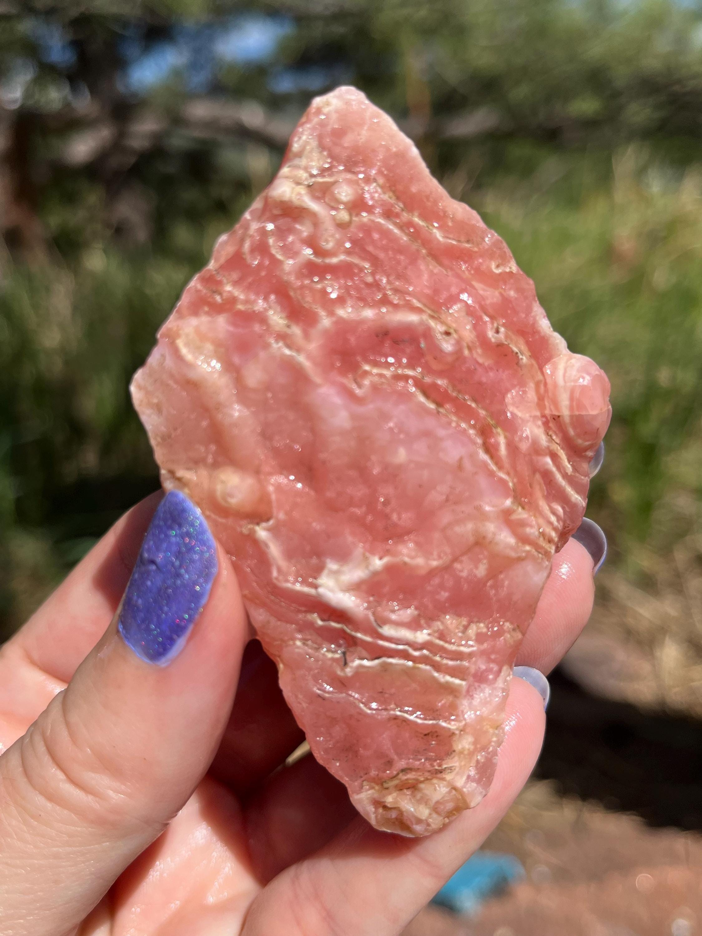 Rhodochrosite Rough Mineral Lapidary Supplies High Grade
