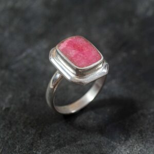 Rhodochrosite Ring, February Birthstone, Vintage Rings, Rhodochrosite, Argentina Ring, Natural Stone, Large Rhodochrosite, Solid Silver Ring Rhodochrosite Ring, February Birthstone, Vintage Rings, Rhodochrosite, Argentina Ring, Natural Stone, Large Rhodochrosite, Solid Silver Ring