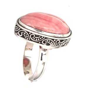 Rhodochrosite Ring Rhodochrosite Jewelry Size 8 Ring Handmade Jewelry