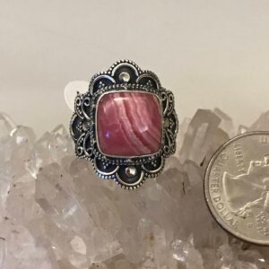 Rhodochrosite Ring Size 10