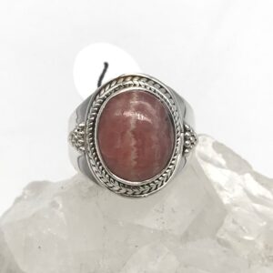 Rhodochrosite Ring, Size 6