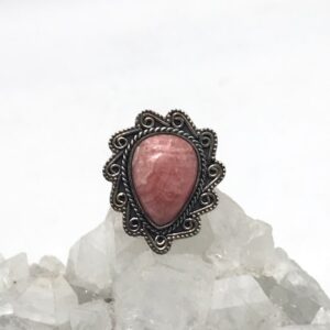 Rhodochrosite Ring Size 7