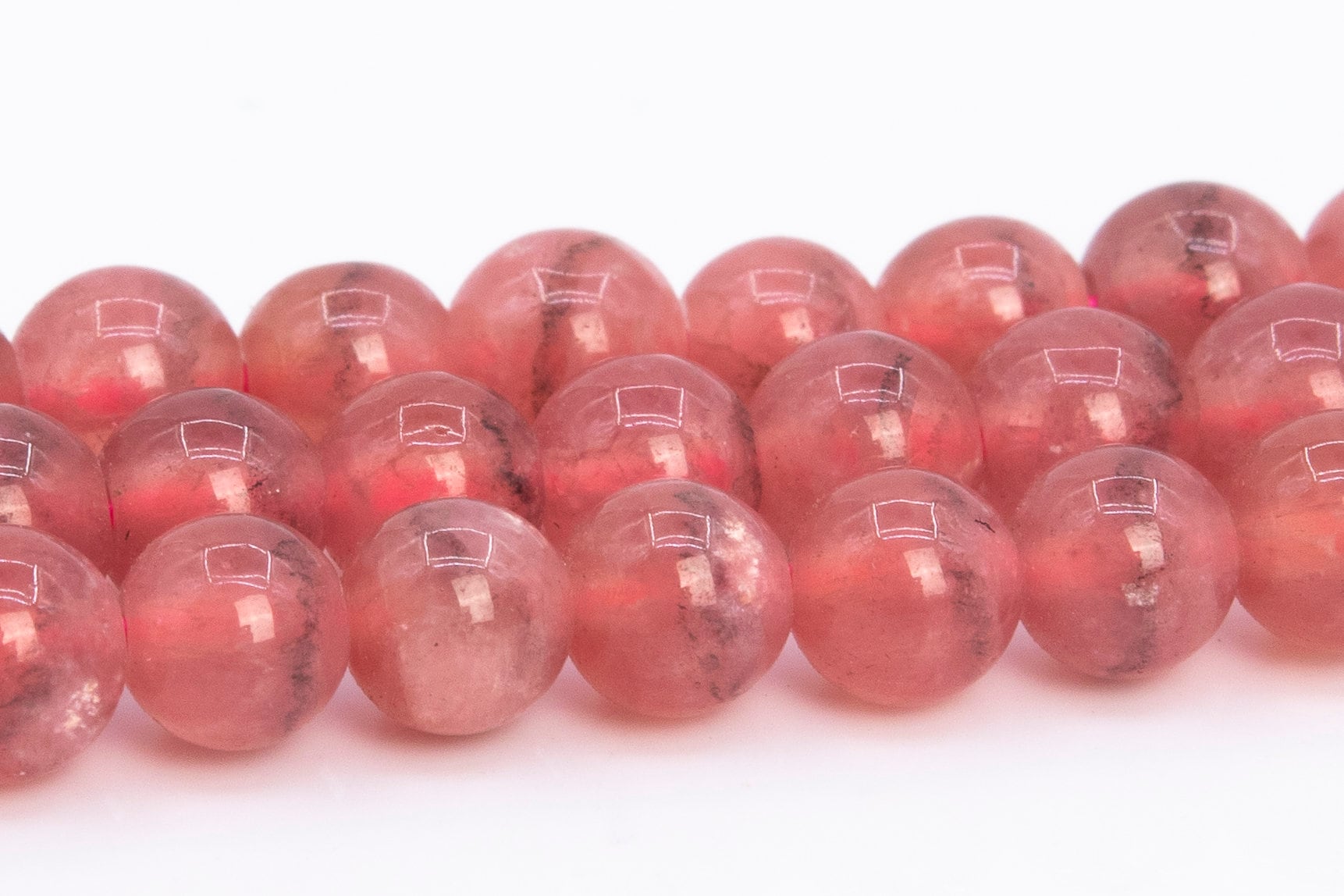 5mm Argentina Rhodochrosite Beads Transparent Red Pink Grade Aaa Genuine Natural Gemstone Round Beads 15" / 7.5" Bulk Lot Options (112102)