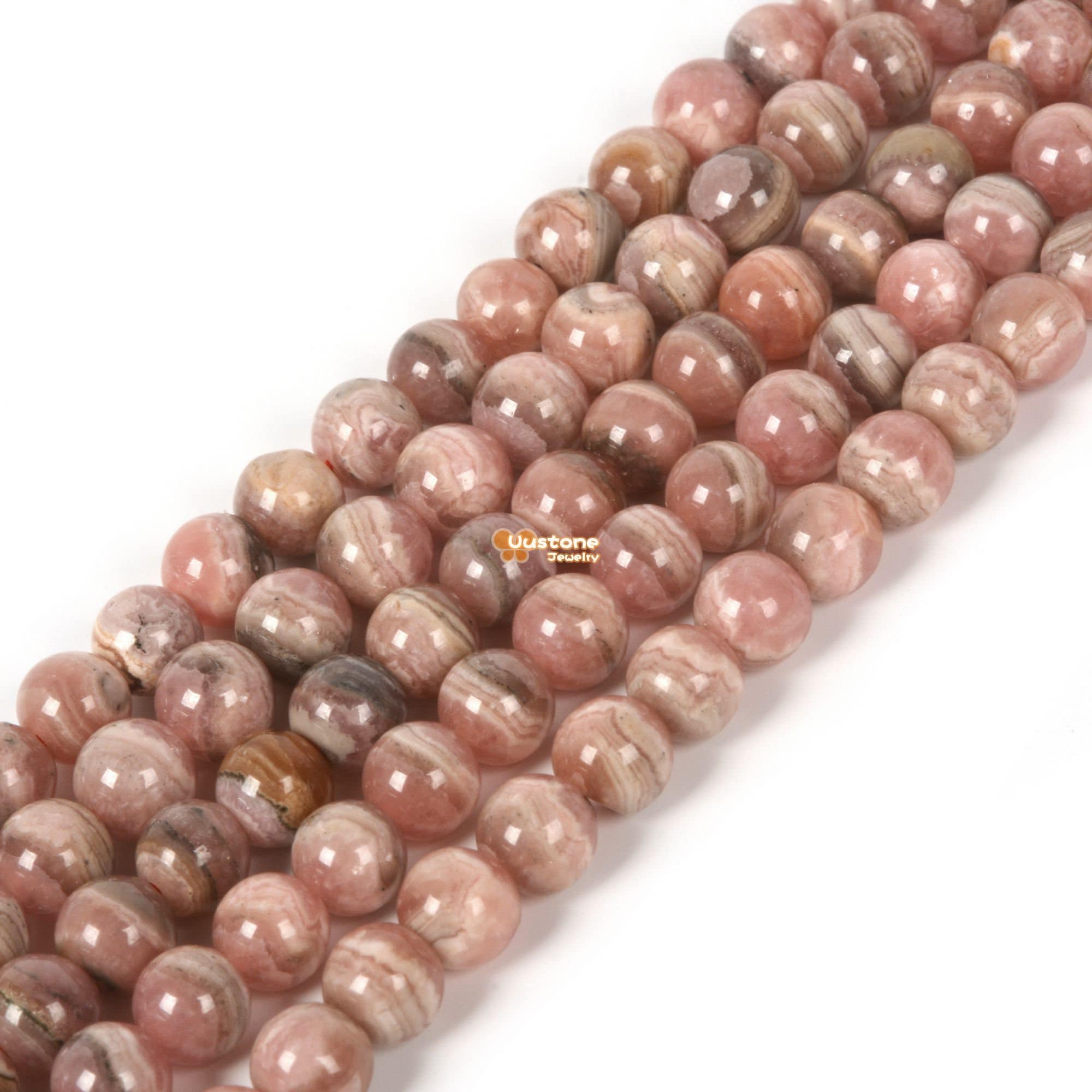 6mm247 6mm Argentina Rhodochrosite Round Ball Loose Gemstone Beads 16" 6mm247 6mm Argentina Rhodochrosite Round Ball Loose Gemstone Beads 16"