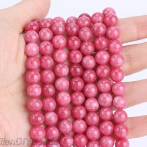 8mm Rhodochrosite Gemstone, Smooth And Round Beads, Healing Pink Beads, Diy Jewelry Making, Wholesale Loose Strand, Full Strand--stn00181 8mm Rhodochrosite Gemstone, Smooth And Round Beads, Healing Pink Beads, Diy Jewelry Making, Wholesale Loose Strand, Full Strand--stn00181
