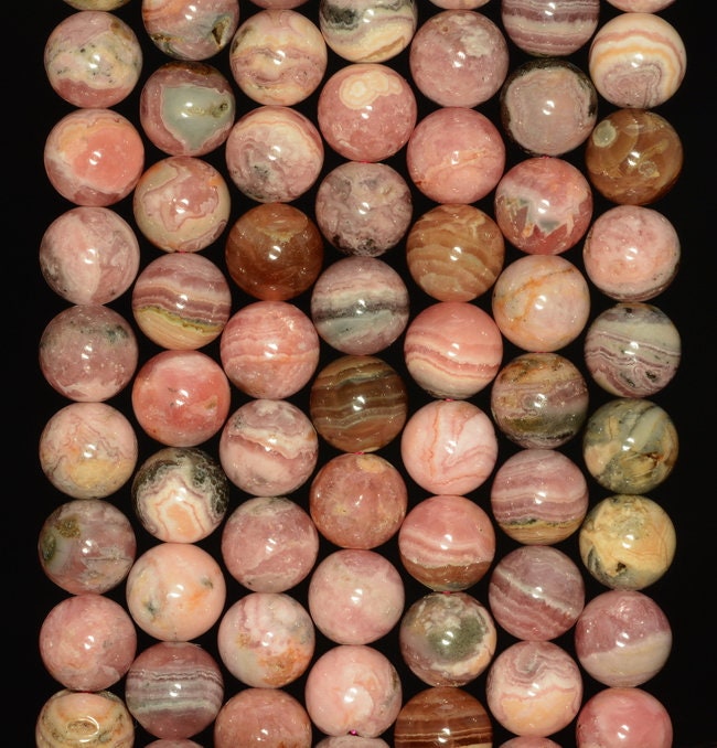 8mm Genuine Argentina Lace Rhodochrosite Gemstone Red Brown Round Loose Beads 7.5 Inch Half Strand (80005504 H-469) 8mm Genuine Argentina Lace Rhodochrosite Gemstone Red Brown Round Loose Beads 7.5 Inch Half Strand (80005504 H-469)