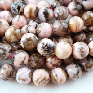 Chocolate Rhodochrosite Beads (Round)(Smooth)(6mm)(8mm)(16"Strand) Chocolate Rhodochrosite Beads (Round)(Smooth)(6mm)(8mm)(16"Strand)