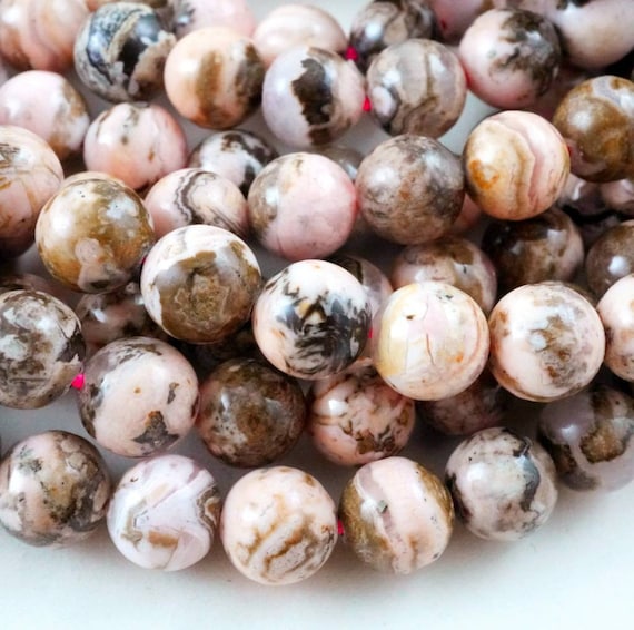 Chocolate Rhodochrosite Beads (round)(smooth)(6mm)(8mm)(16"strand) Chocolate Rhodochrosite Beads (round)(smooth)(6mm)(8mm)(16"strand)