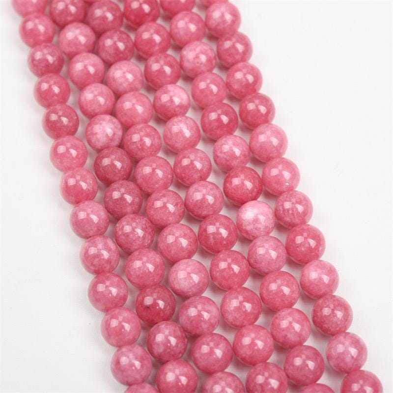 Rhodochrosite Smooth Round Loose Beads,6mm/8mm/10mm/12mm Rhodochrosite Gemstone Diy Jewelry Making Beaded Accessories,15 Inches One Strand