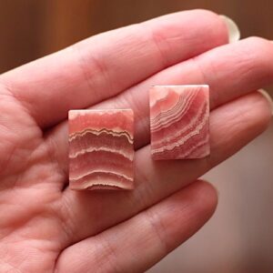 Gemmy Rhodochrosite Slabs , Polished Gem Rhodochrosite Rectangles Gemmy Rhodochrosite Slabs , Polished Gem Rhodochrosite Rectangles