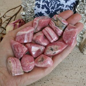 Rhodochrosite, Hand Polished Rhodochrosite From Argentina, Stones For The Heart Chakra, T9