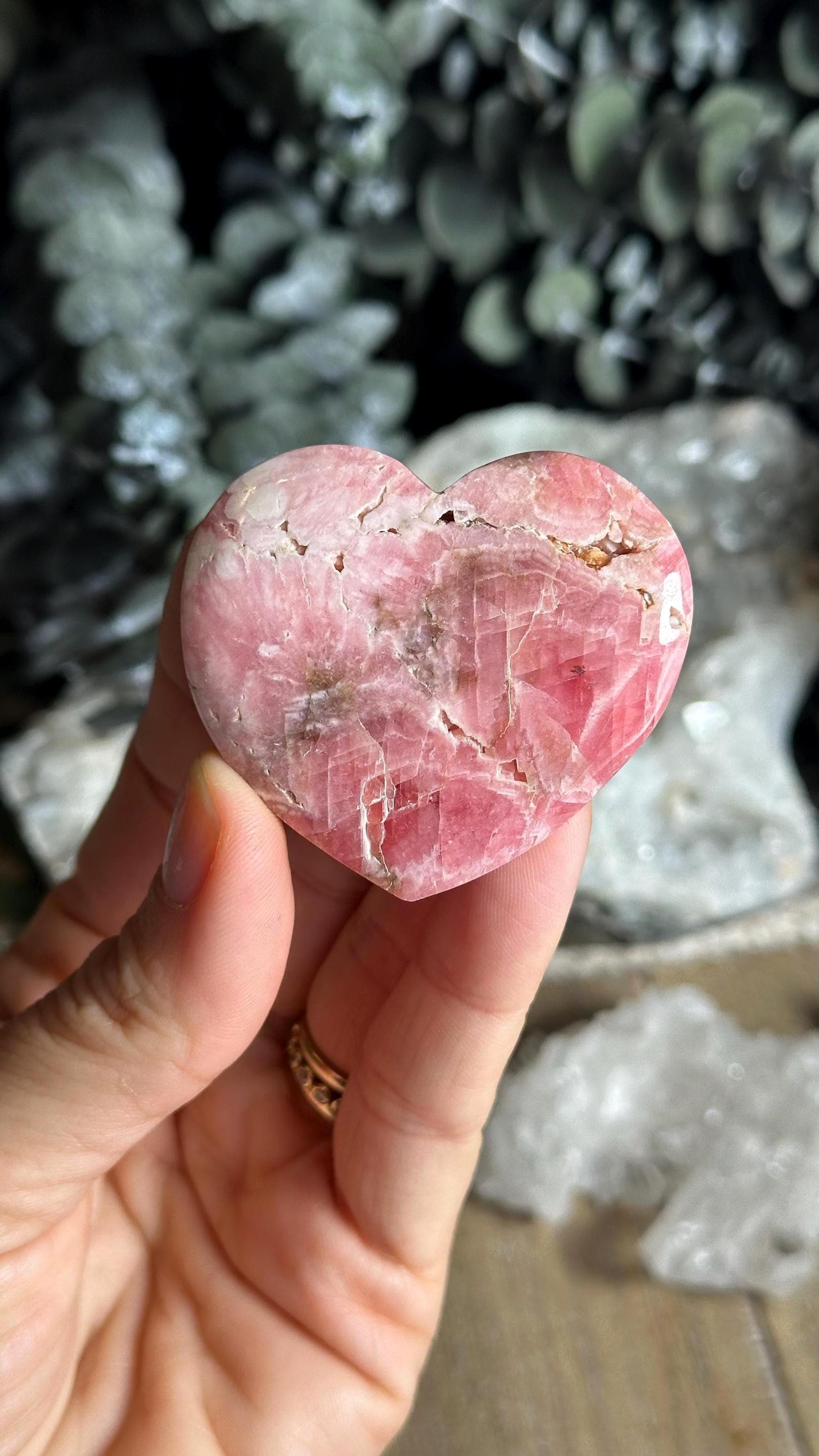 Rhodochrosite Heart, Argentina