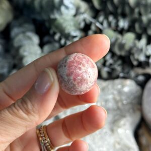 Rhodochrosite Sphere, Argentina 25mm