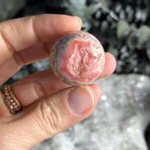 Rhodochrosite Sphere, Argentina, 30mm