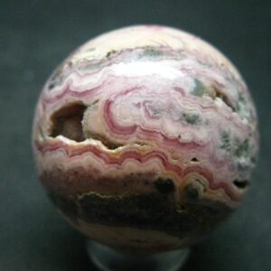 Rhodochrosite Sphere Ball From Argentina - 1.2" - 56.3 Grams