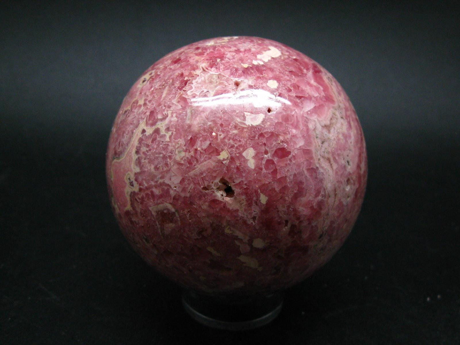 Rhodochrosite Sphere Ball From Argentina - 2.9" - 709 Grams Rhodochrosite Sphere Ball From Argentina - 2.9" - 709 Grams