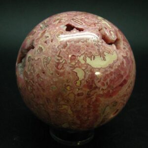 Rhodochrosite Sphere Ball From Argentina - 3.1" - 765 Grams