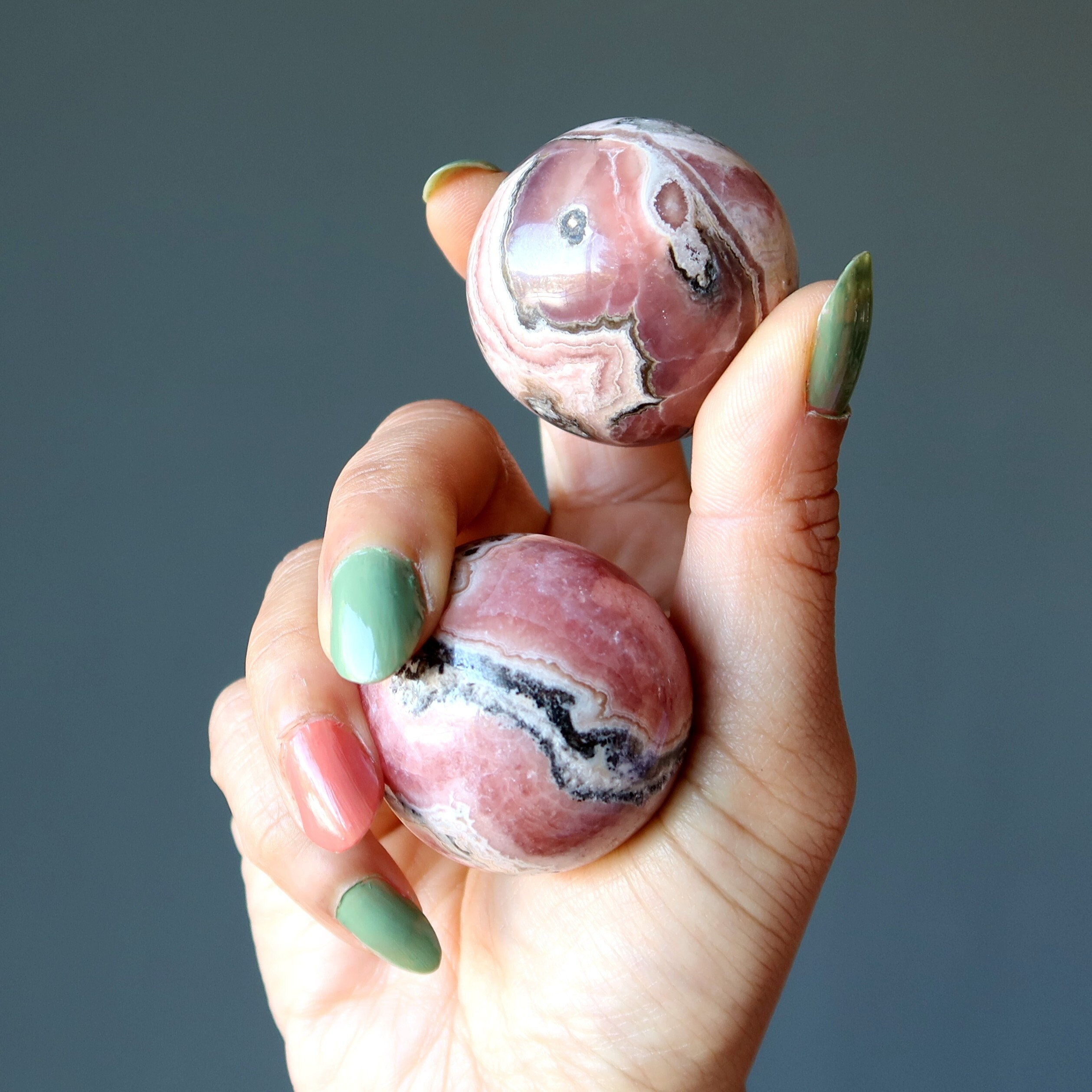 Rhodochrosite Sphere Gemmy Pink Crystal Ball
