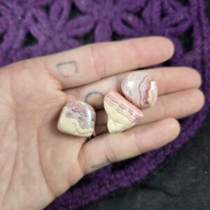 3 Rhodochrosite Tumbled Stones Pink Pebble Small Crystals Tumble Polished Love Heart Chakra Light Argentina 3 Rhodochrosite Tumbled Stones Pink Pebble Small Crystals Tumble Polished Love Heart Chakra Light Argentina