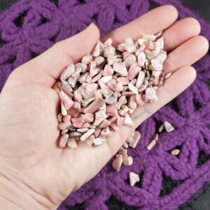 90g Rhodochrosite Tumbled Chips Stones Polished Pink Crystals small tiny pebbles bulk gridding parcel wholesale xs roller ball vial 90g Rhodochrosite Tumbled Chips Stones Polished Pink Crystals small tiny pebbles bulk gridding parcel wholesale xs roller ball vial