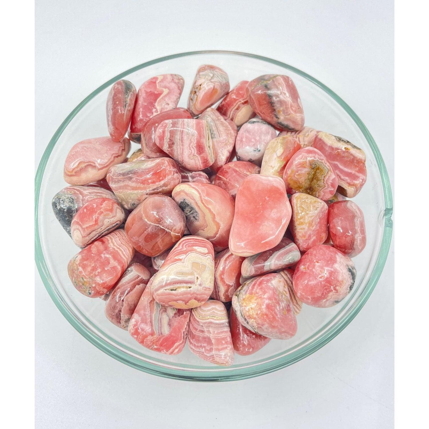 Rhodochrosite Tumbled Aa Large #lv1127 Rhodochrosite Tumbled Aa Large #lv1127
